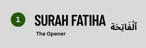 Surah fatiha