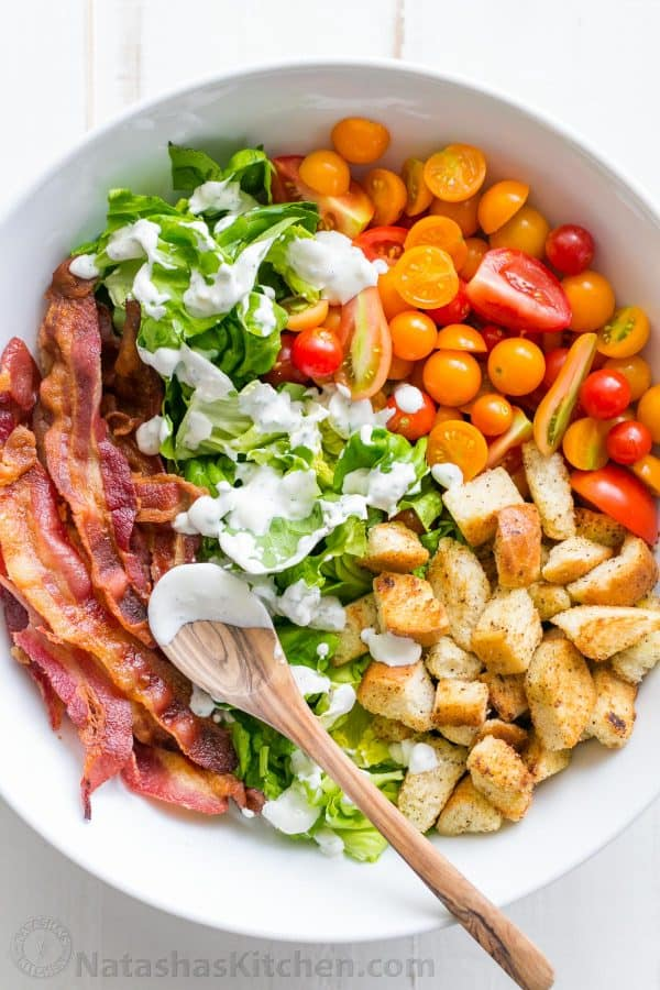 BLT Salad Recipe with the Best Dressing 3 image 103