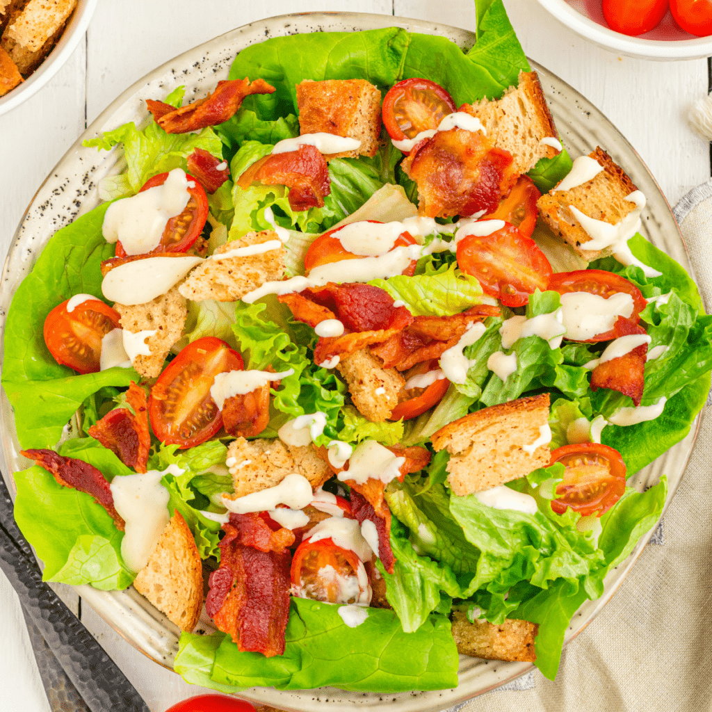BLT Salad Recipe with the Best Dressing 6 image 110
