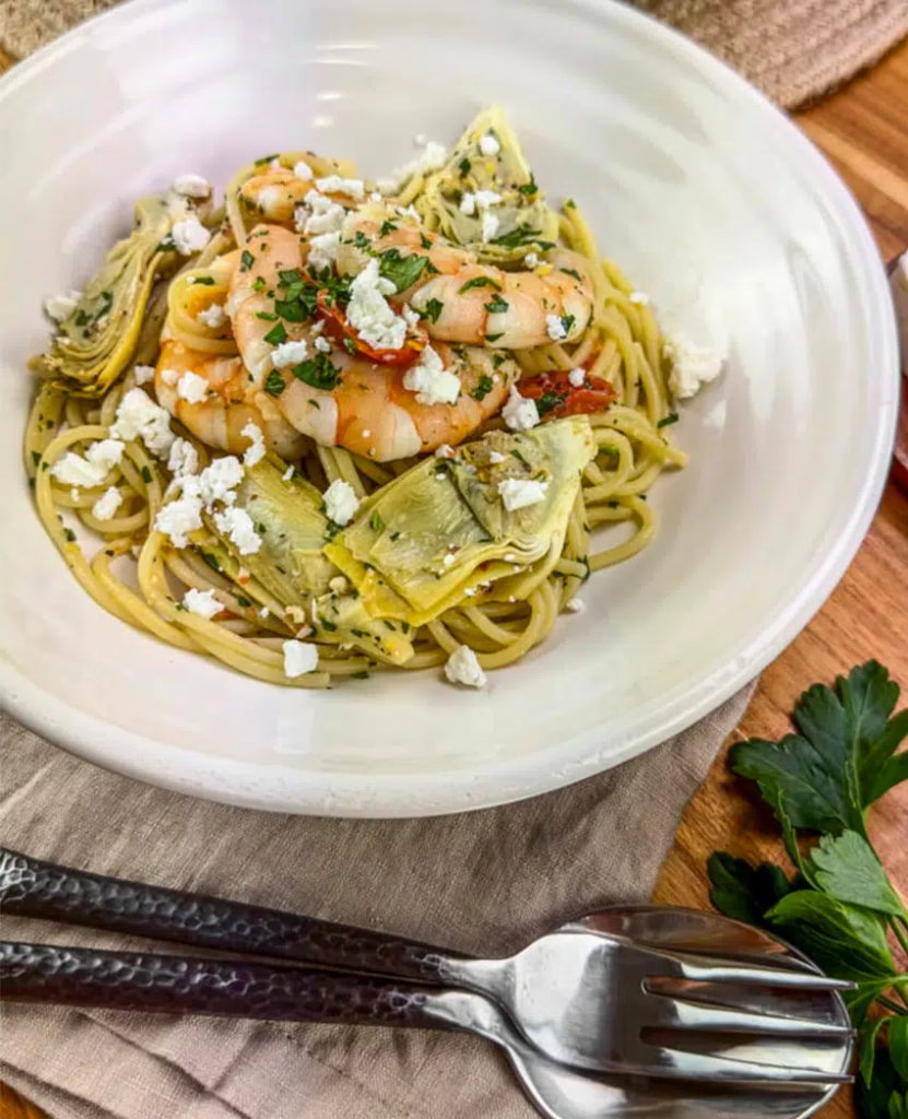 Shrimp and Artichoke Linguine Recipe – Creamy, Fresh & Full of Flavor 5 image 294
